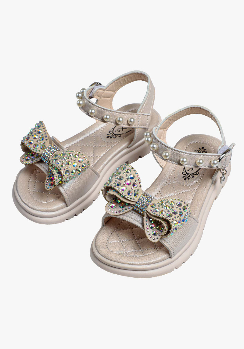 Ribbon Diamond Sandals