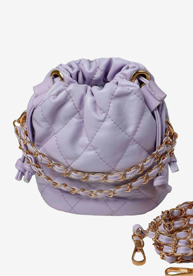 Mini Quilted Bucket Bag