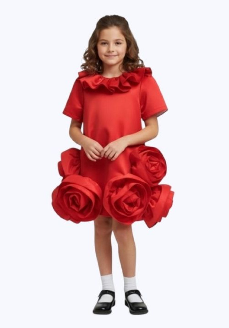 Pleated Collar Dress