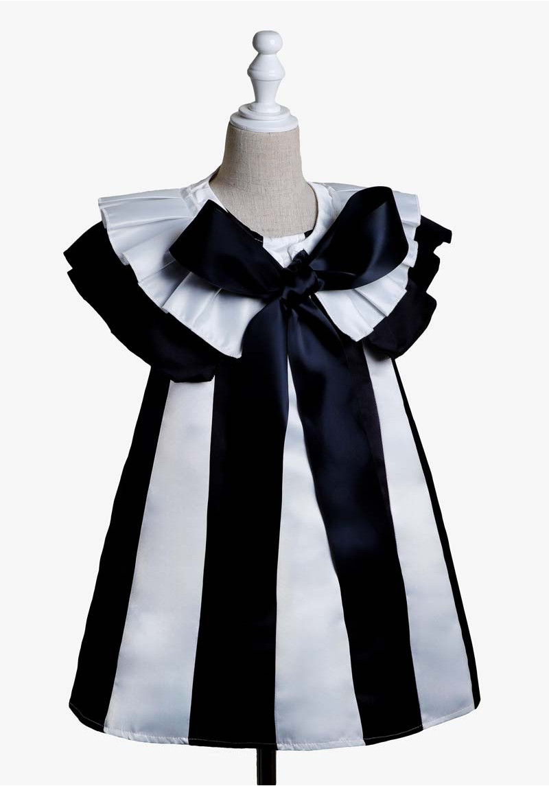 Striped A-Line Dress